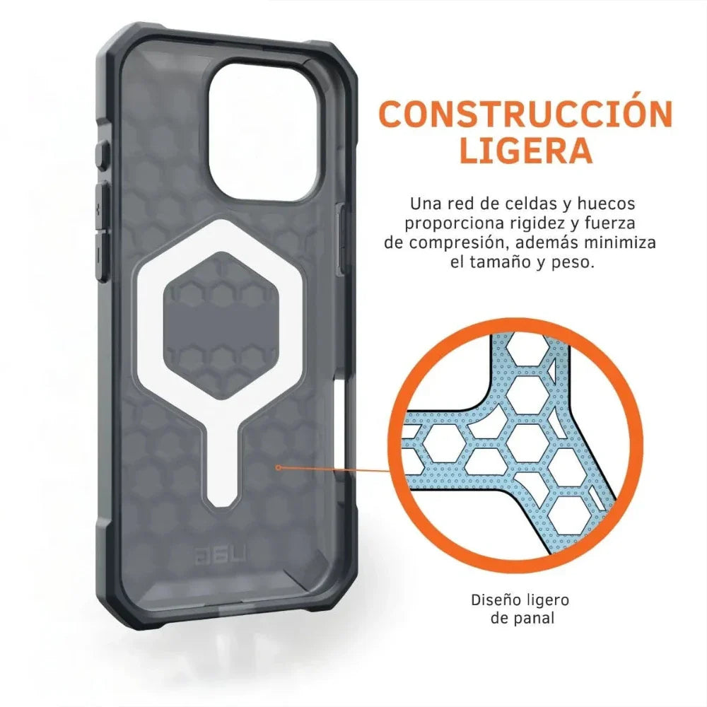 Case UAG Essential Armor con Magsafe para 16 Pro Max - Ceniza