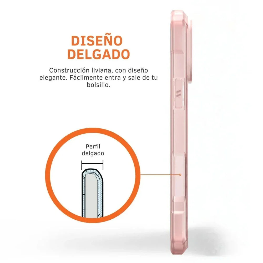 UAG Case Essential Armor con Magsafe para iPhone 16 Pro Max - Rosa