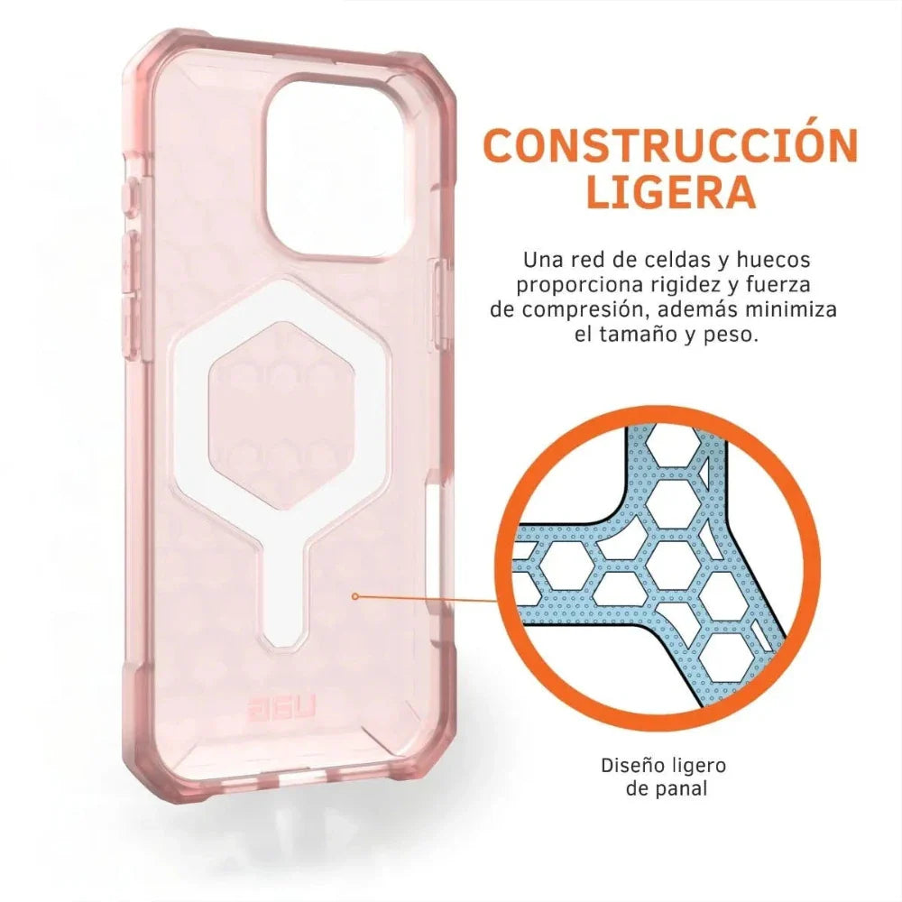 UAG Case Essential Armor con Magsafe para iPhone 16 Pro Max - Rosa
