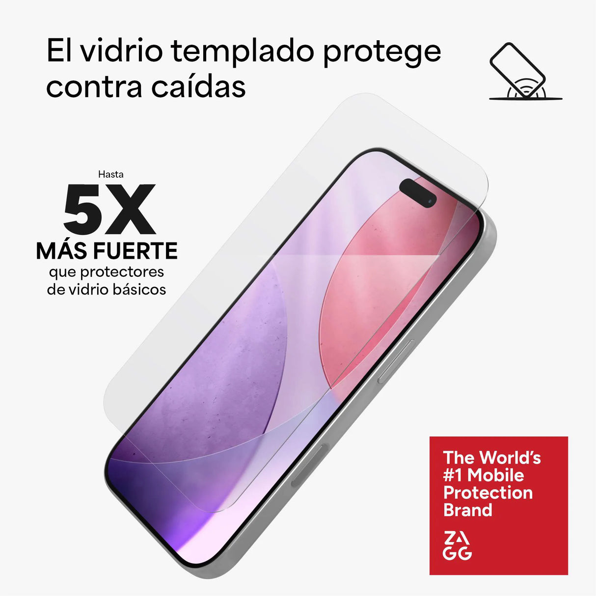 Protector de Pantalla Zagg Glass Elite para iPhone 17 Pro - Transparente