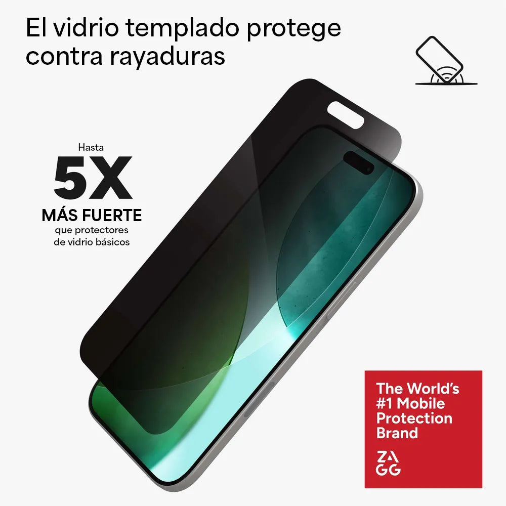 Protector_de_Pantalla_Zagg_Glass_XTR_Privacidad_para_iPhone_17_Air_Transparente_Posición_5_iShop_Panamá