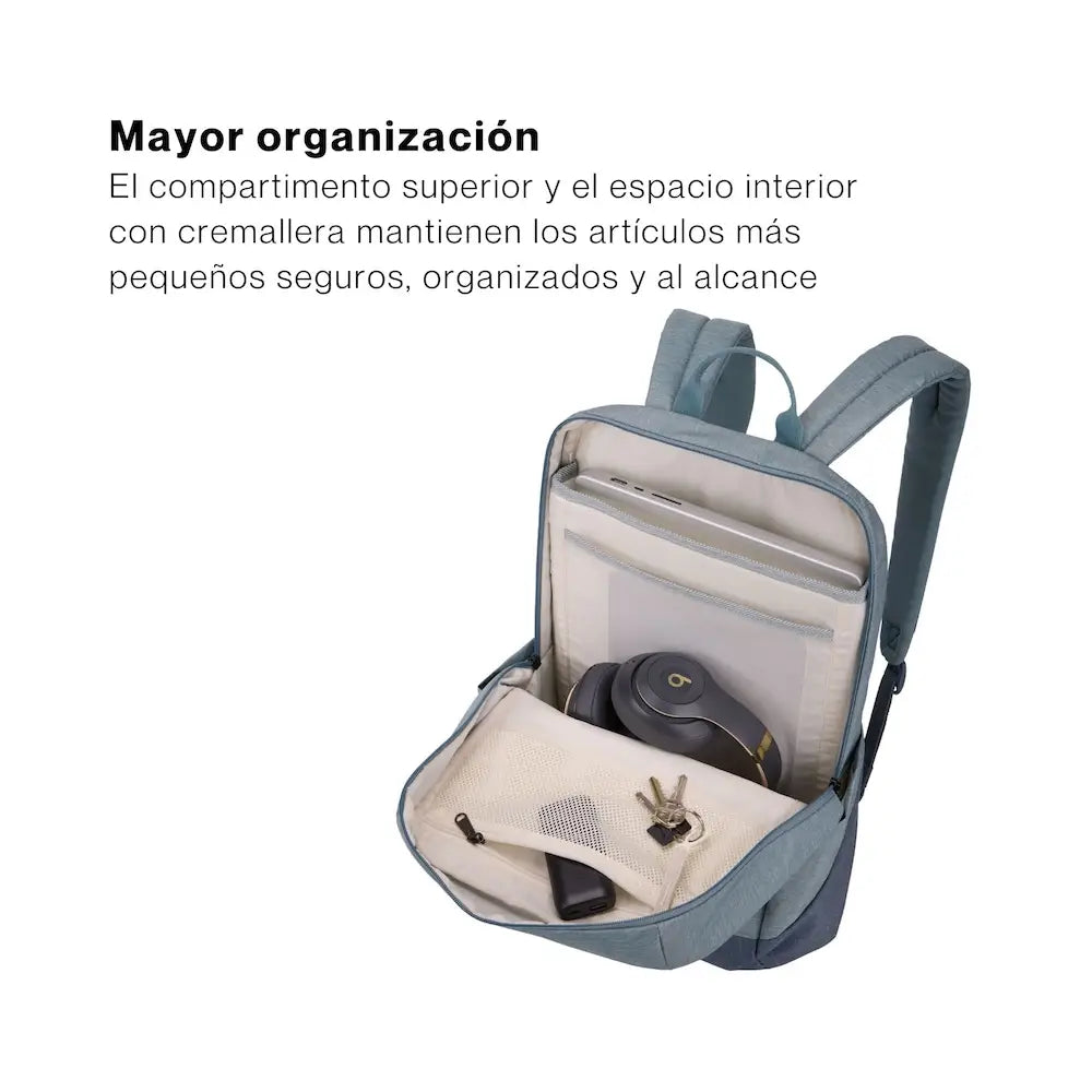 MacBook Air 13” M2 RAM 16GB -256GB Medianoche(Teclado ingles) + Mochila Thule Lithos 15” Celeste