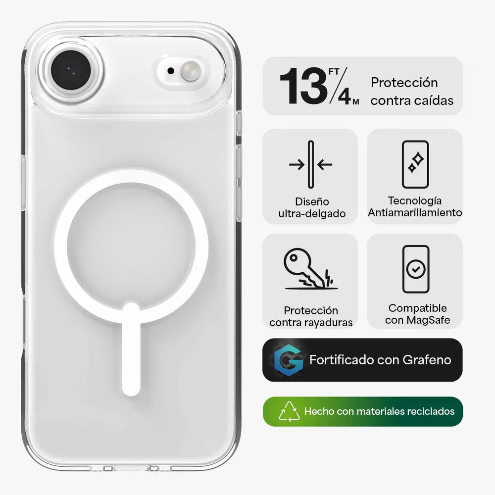 Case_Zagg_Crystal_Palace_Snap_Magsafe_para_iPhone_17_Air_Transparente_Posición_2_iShop_Panamá