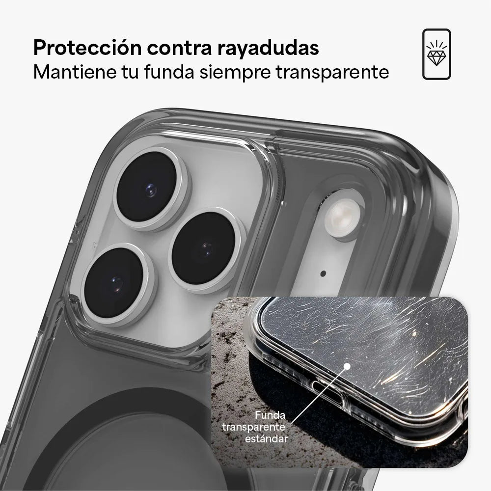 Case ZAGG Santa Cruz con MagSafe KS para iPhone 17 Pro - Negro Medianoche