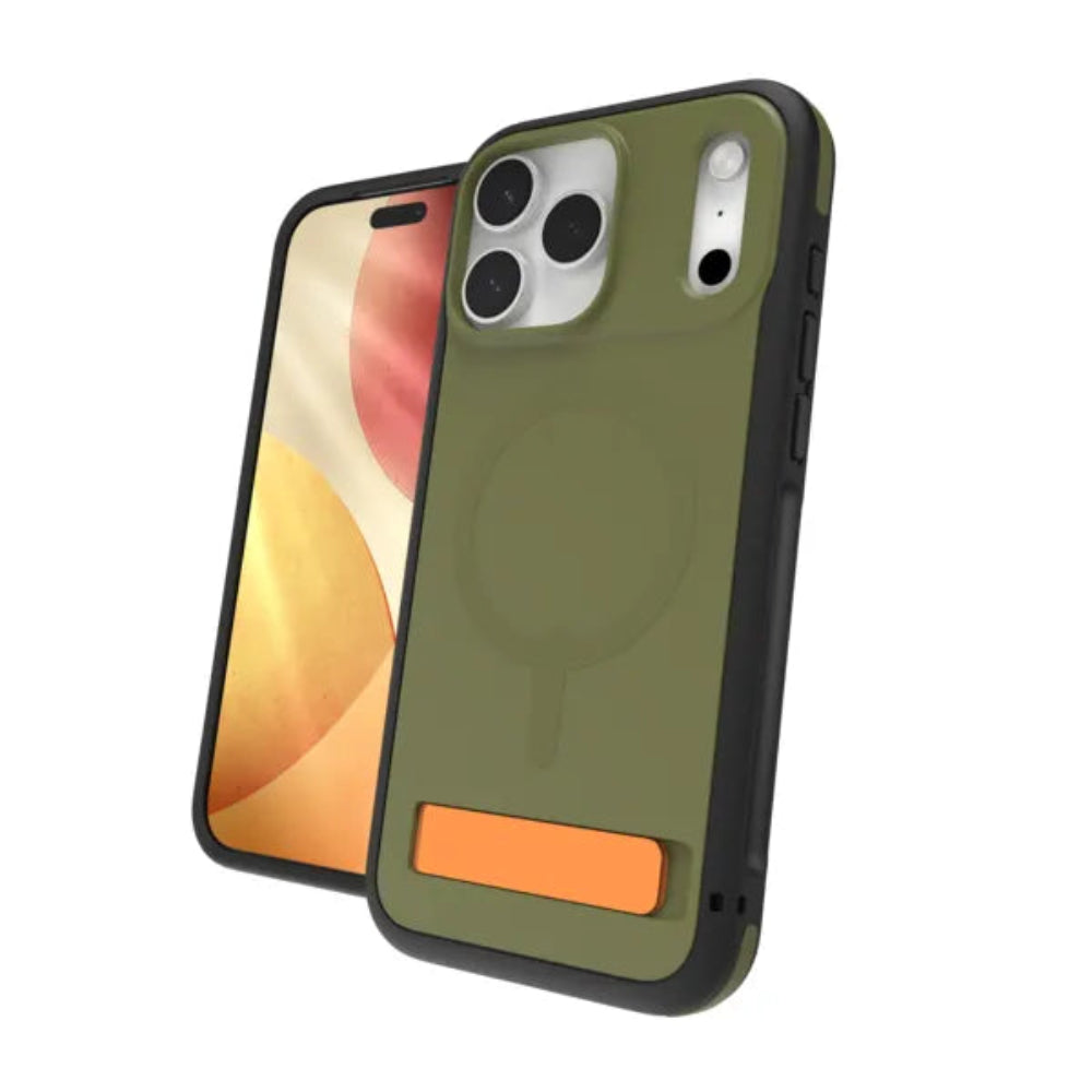 Case ZAGG Sedona Snap MagSafe KS para iPhone 17 Pro Max - Verde Musgo