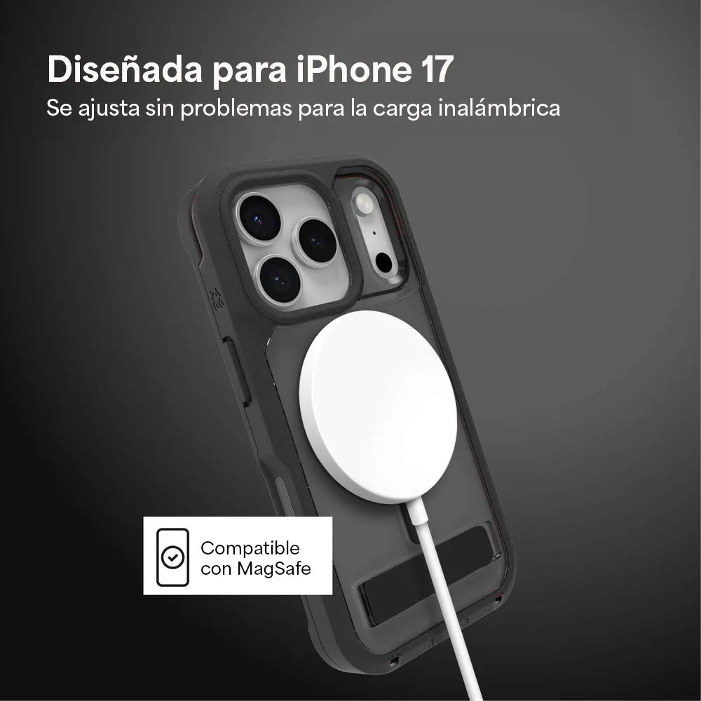 Case_ZAGG_Rainier_con_MagSafe_KS_para_iPhone_17_Pro_Max_Negro_Humo_Posición_3_iShop_Panamá