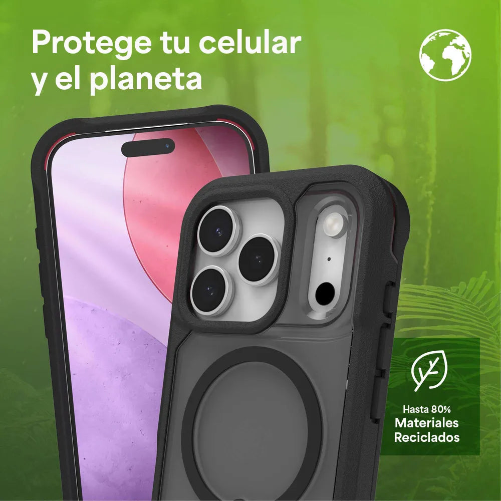 Case_ZAGG_Rainier_con_MagSafe_KS_para_iPhone_17_Pro_Max_Negro_Humo_Posición_9_iShop_Panamá
