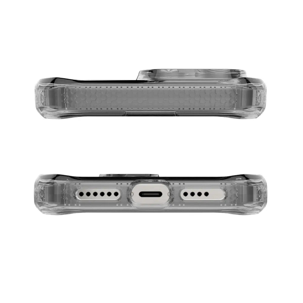 Case ItSkins Hybrid R Vapor Stand con MagSafe para iPhone 16 Pro - Negro