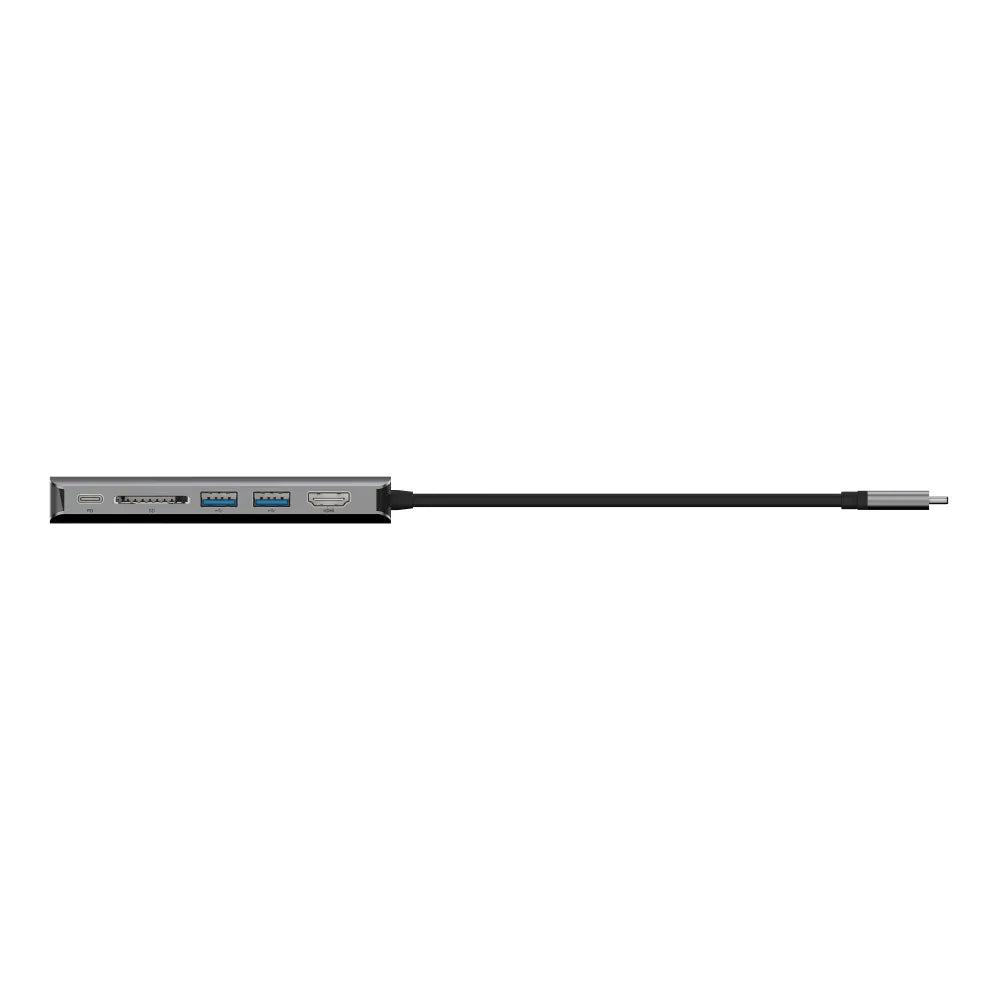 Adaptador Belkin USB-C Multimedia Hub 100W - Gris Espacial