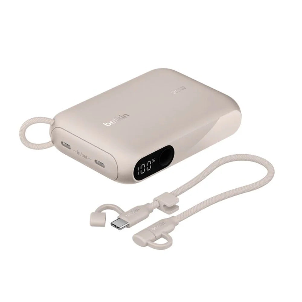 Batería Externa Belkin 20K con 2 USB-C - Arena
