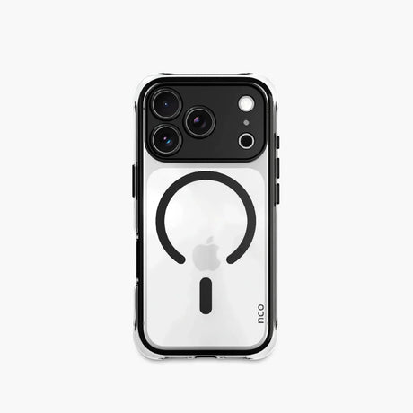 case nco safecase ultra negro con magsafe para iphone 17 pro con protección reforzada y diseño elegante