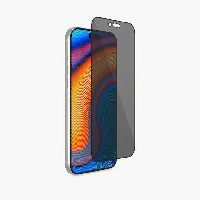 protector de pantalla nco glassguard privacy negro para iphone 17 pro max con privacidad y protección antiimpactos