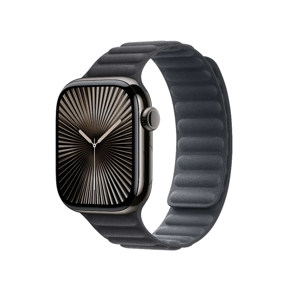 Correa de eslabones magnéticos negra para caja de 42 mm - S/M
