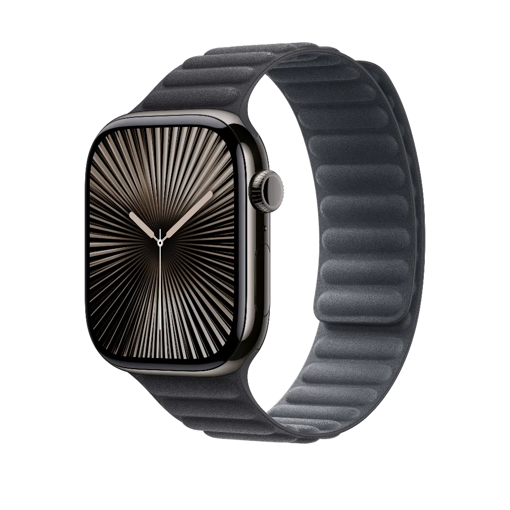 Correa de eslabones magnéticos negra para caja de 46 mm - S/M