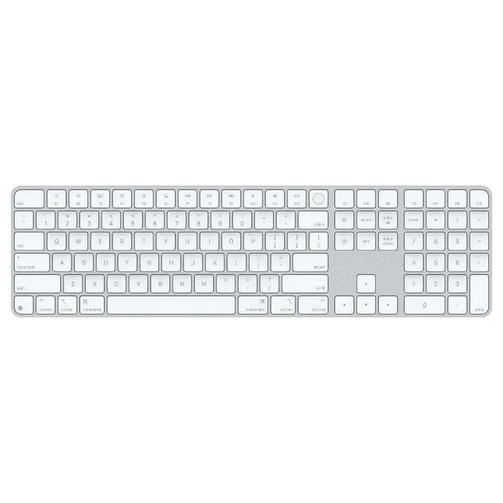 Magic Keyboard con Touch ID para modelos de Mac con chip Apple - Inglés EE.UU - Teclas Blancas