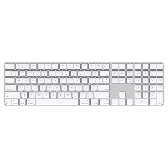 Magic Keyboard con Touch ID para modelos de Mac con chip Apple - Inglés EE.UU - Teclas Blancas
