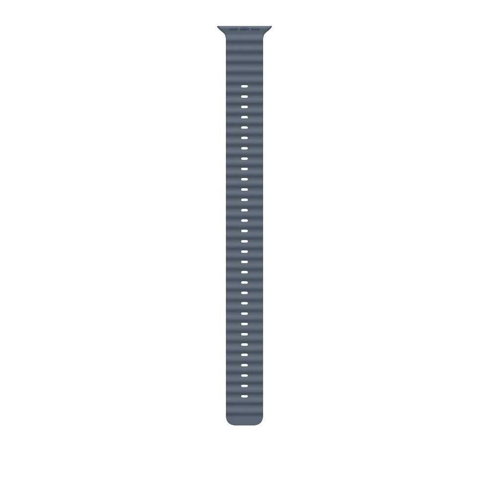 Extensión para correa Ocean azul ancla para caja de 49 mm – Acabado de titanio negro