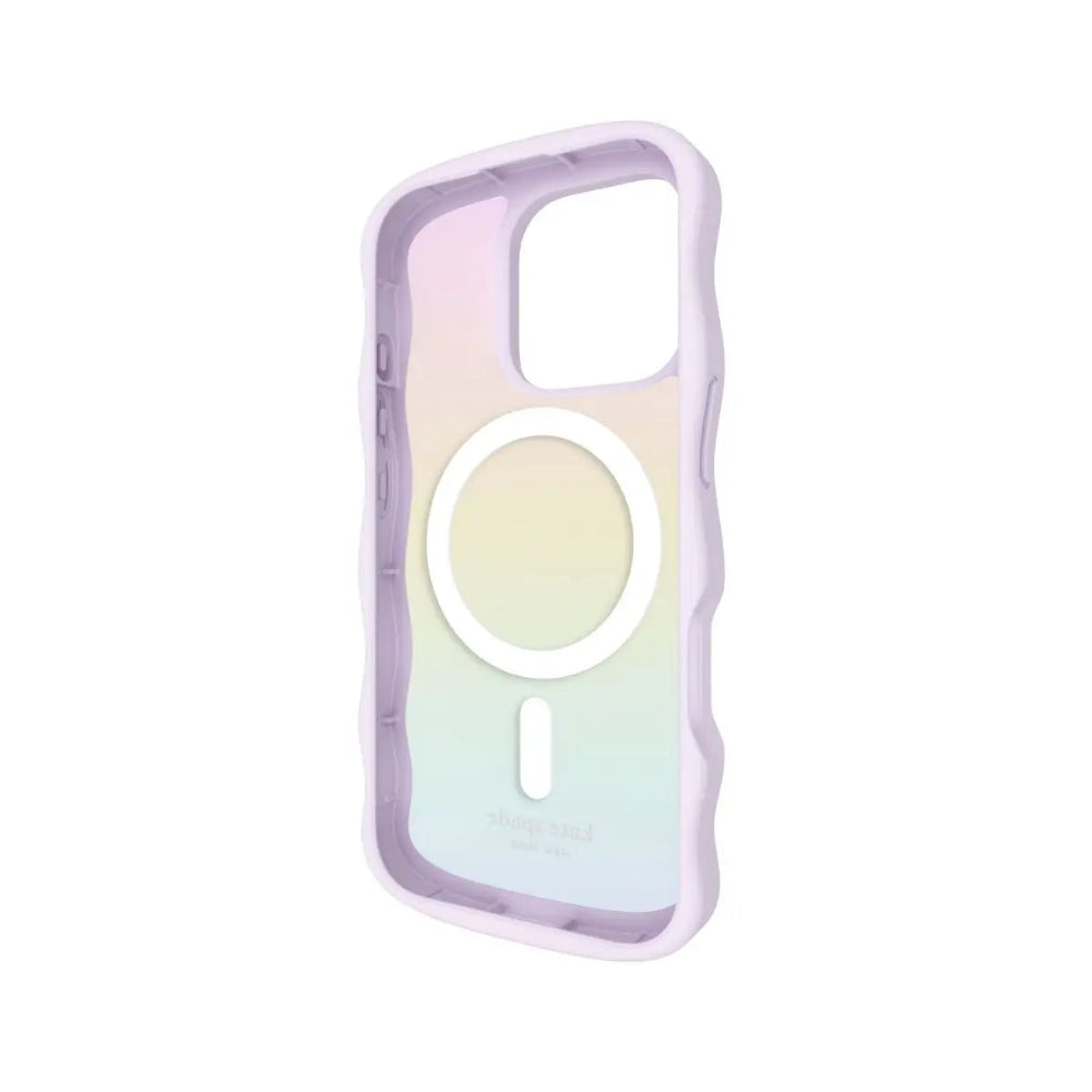Case Kate Spade Wavy con Magsafe para iPhone 16 Pro - Iridiscente