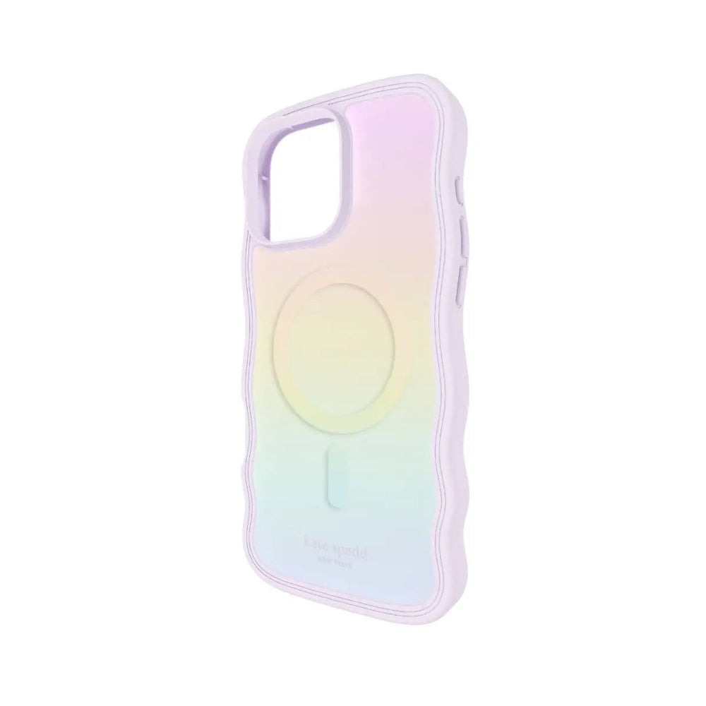 Case Kate Spade Wavy con Magsafe para iPhone 16 Pro Max - Iridiscente