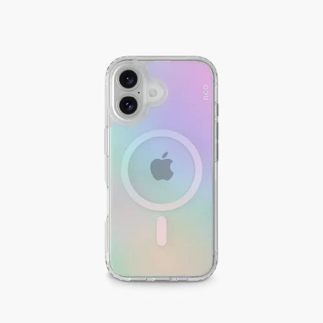 SafeCase Clear Rainbow NCO con MagSafe para iPhone 16 series-Multicolor