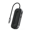 Adaptador Multipuerto Satechi 6 en 1 USB-C 100W - Gris Espacial