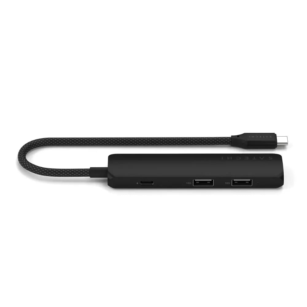 Adaptador Multipuerto Satechi Slim 4 en 1 USB-C - Negro
