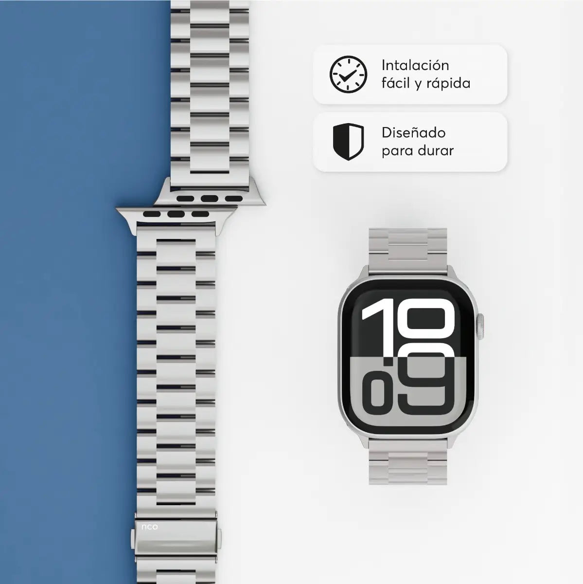 Correa de acero inoxidable NCO Apple Watch ClassicLoop