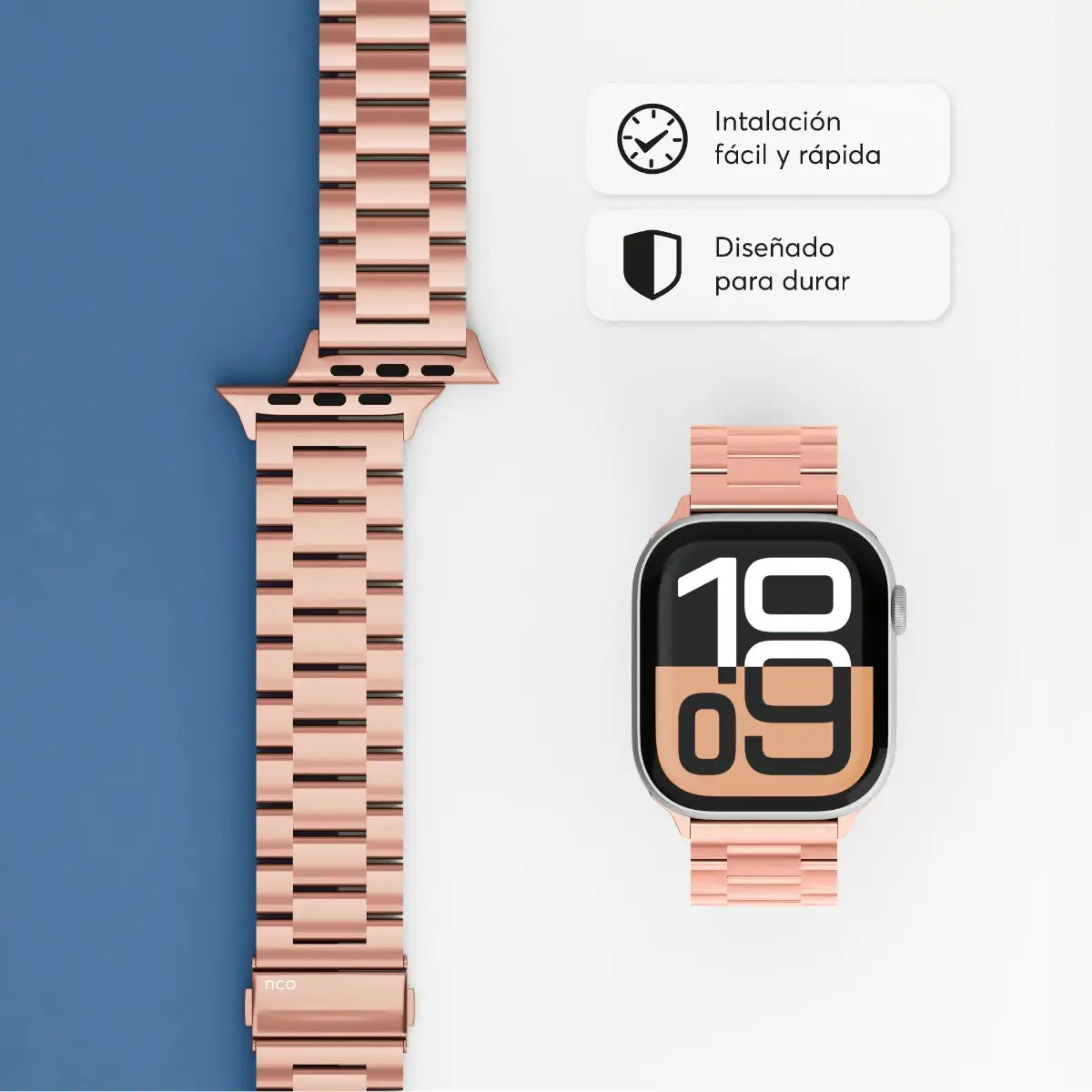 Correa de acero inoxidable NCO Apple Watch ClassicLoop