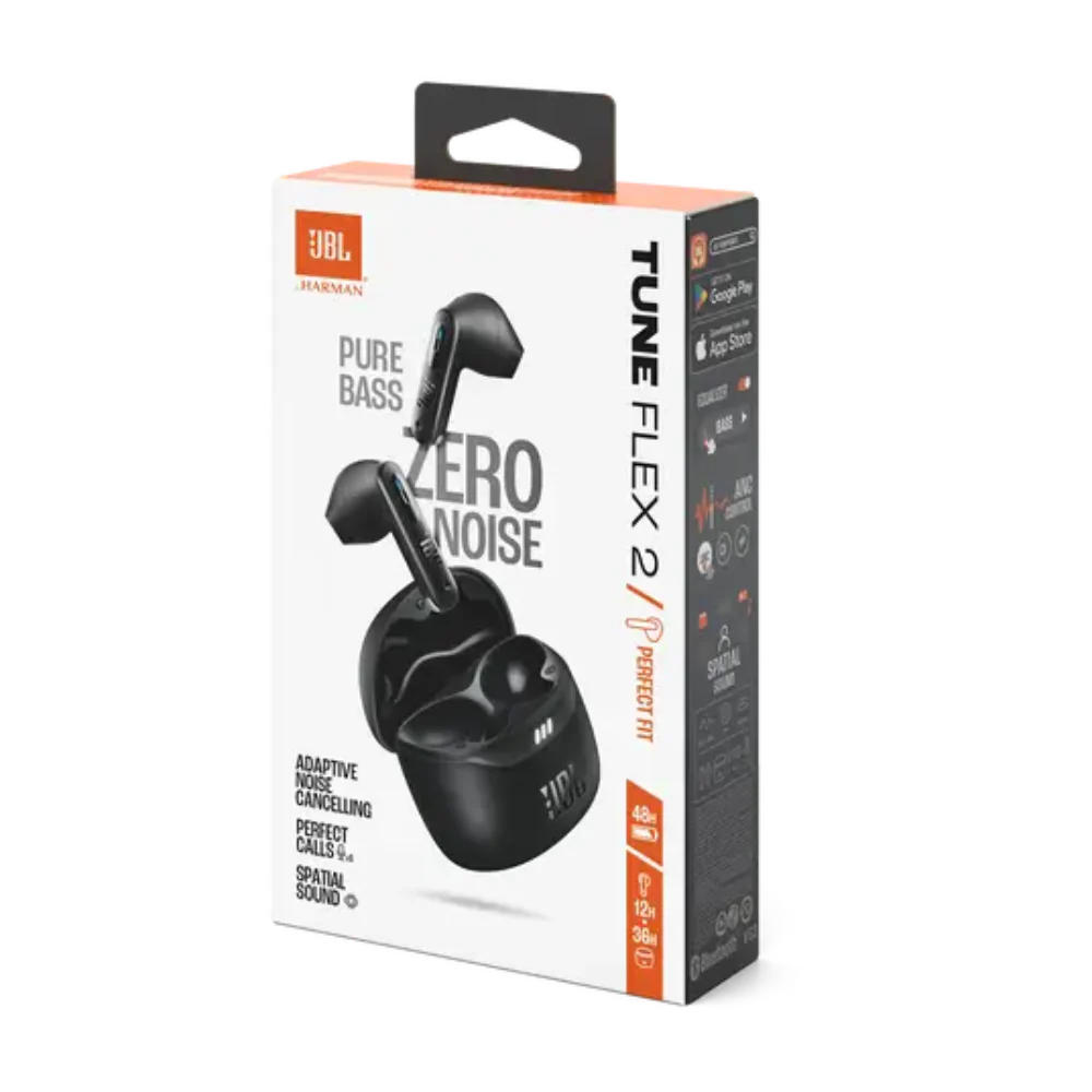 Audífonos JBL Tune Flex 2 con Cancelacion de Ruido - Negro