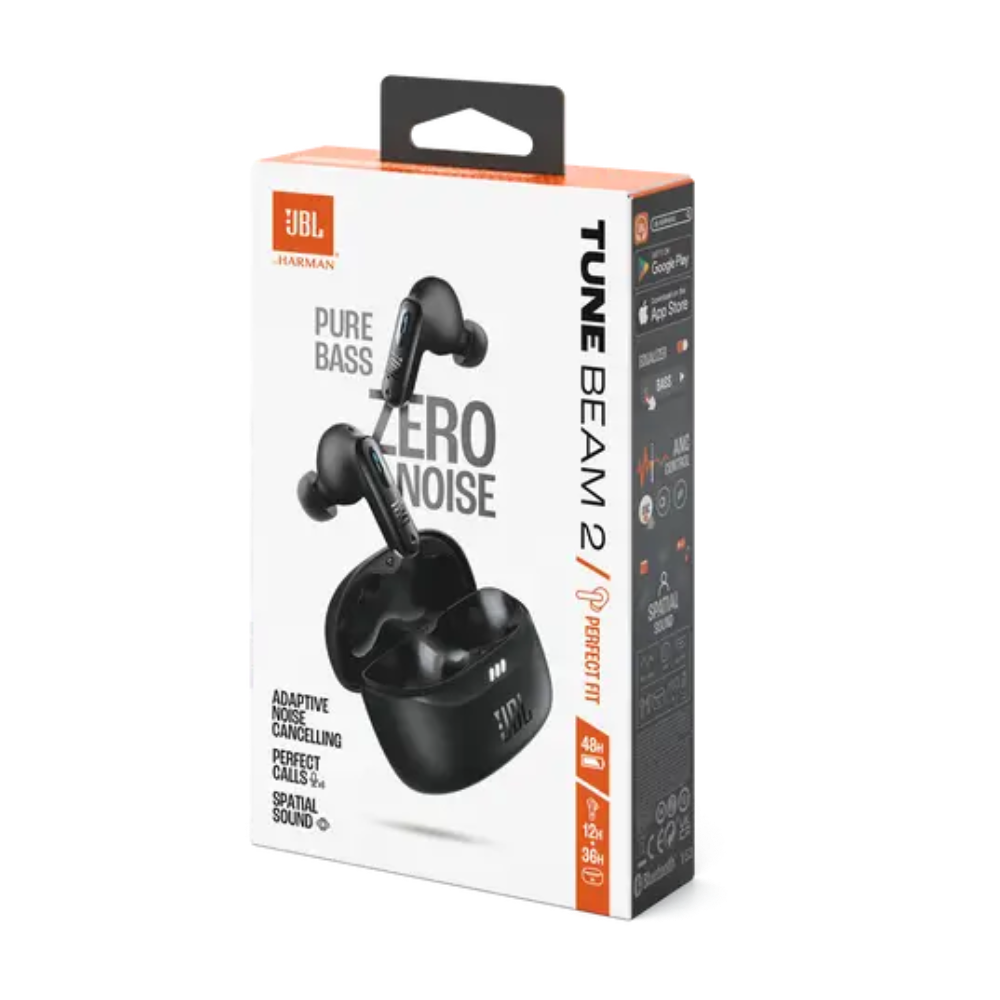 Audífonos JBL Tune Beam 2 NC Inalámbricos - Negro