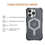 UAG Case Essential Armor con Magsafe para 16 Pro - Ceniza