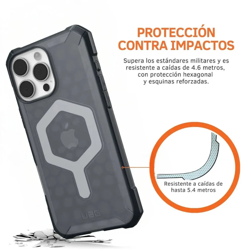 Case UAG Essential Armor con Magsafe para 16 Pro Max - Ceniza