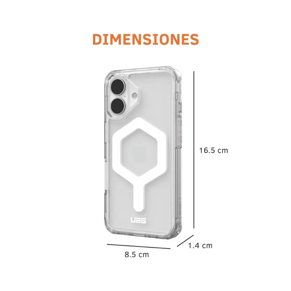 UAG Case Plyo con Magsafe para iPhone 16 Plus - Hielo/Blanco