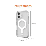 UAG Case Plyo con Magsafe para iPhone 16 - Hielo/Blanco