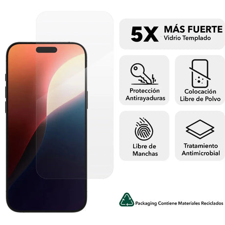 Protector_Pantalla_ZAGG_Glass_Elite_iPhone_16_Pro_Max_Transparente_Imagen_posicion_2_iShop_Panama
