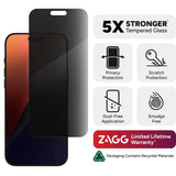 Protector de Pantalla Zagg Glass Elite Privacidad para iPhone 16 Pro Max