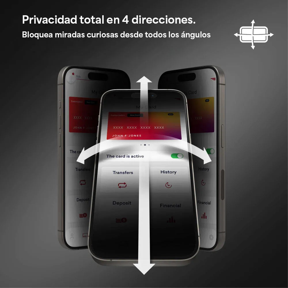 Protector_de_Pantalla_Zagg_Glass_XTR_Privacidad_para_iPhone_17_Pro_Transparente_Posición_4_iShop_Panamá