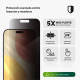 Protector_de_Pantalla_Zagg_Glass_XTR_Privacidad_para_iPhone_17_Pro_Max_Transparente_Posición_2_iShop_Panamá