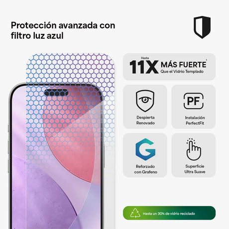 Protector_de_Pantalla_Zagg_Glass_XTR5_para_iPhone_17_Pro_Transparente_Imagen_posicion_2_iShop_Panama