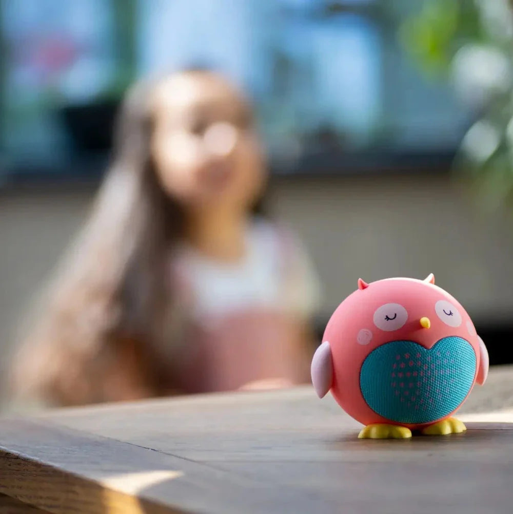 Parlante Inalámbrico Portátil Planet Buddies Búho - Rosa