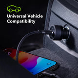 Adaptador de carga para auto Mophie 30W USB-C - Negro