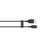 Cable Mophie essential trenzado USB-A a USB-C 15w 1m - Negro