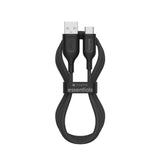 Cable Mophie essential trenzado USB-A a USB-C 15w 2m - Negro