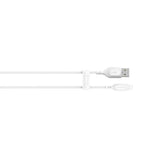 Cable Mophie essential trenzado USB-A a Lightning 12w 2m - Blanco