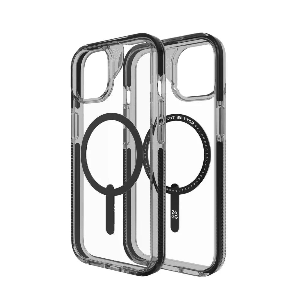 Case ZAGG Santa Cruz Snap Magsafe para iPhone 15 - Negro