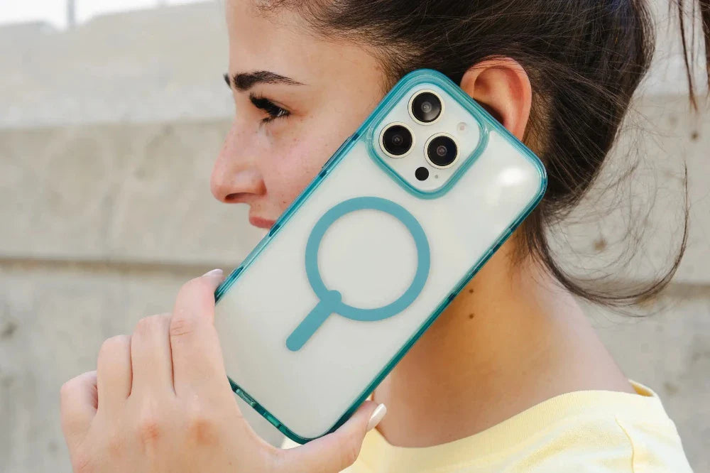 Case ZAGG Santa Cruz con MagSafe para iPhone 16 Pro - Azul