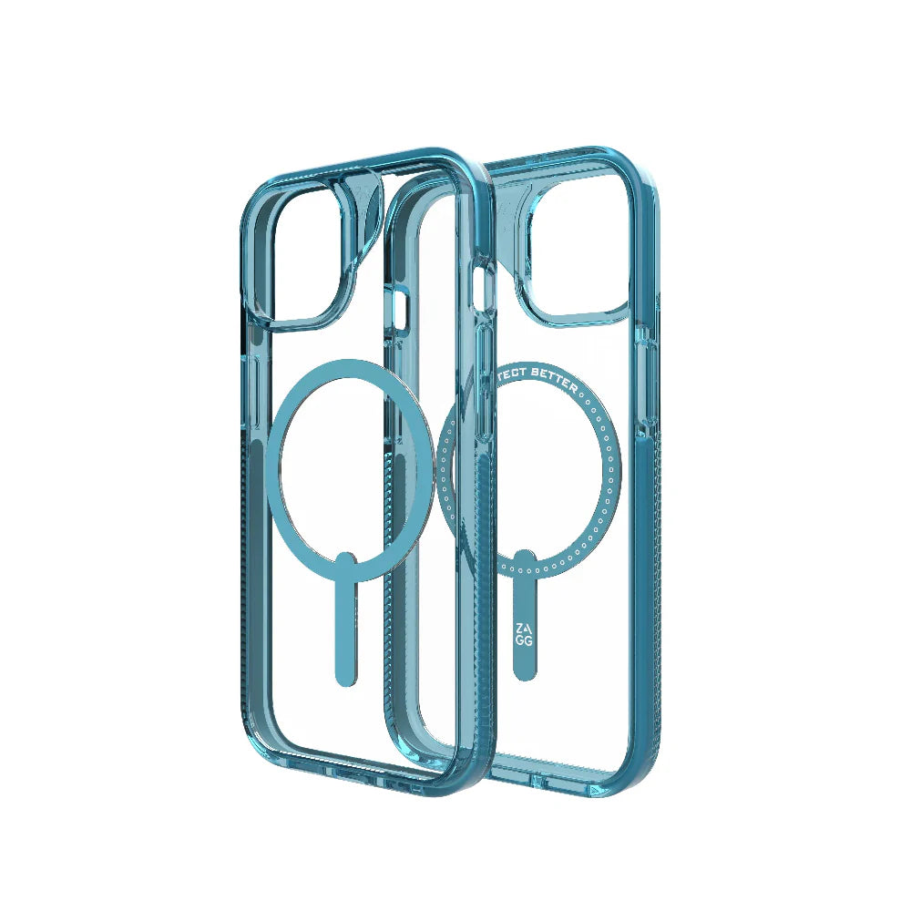 Case ZAGG Santa Cruz Snap Magsafe para iPhone 16e - Azul