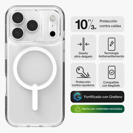 Case_Zagg_Crystal_Palace_Snap_Magsafe_para_iPhone_17_Pro_Transparente_Posición_2_iShop_Panamá