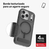 Case ZAGG Santa Cruz con MagSafe KS para iPhone 17 Pro - Negro Medianoche