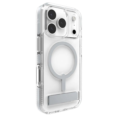 Case ZAGG Santa Cruz Snap MagSafe KS para iPhone 17 Pro - Plata